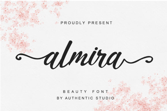 Almira: A Script Font for Creative Projects