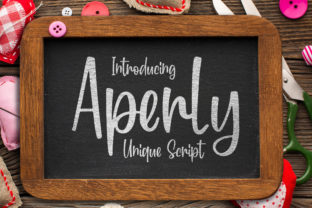 Aperly: The Playful Script Font That Elevates Your Campaign