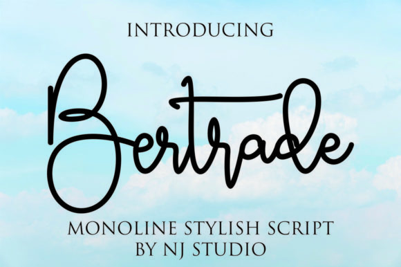 Bertrade: A Script Font for Business