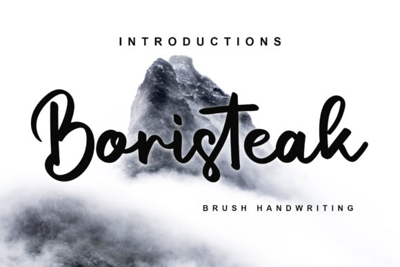 Boristeak: A Script Font for Web Design