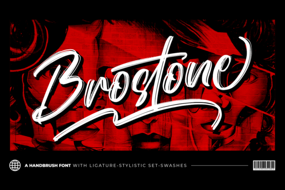 Brostone: A Playful Font for Business Branding