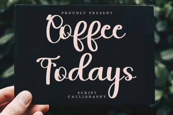 Coffee Todays Font for Creative Makers
