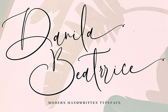 Danila Beatrrice: A Stylish Script Font