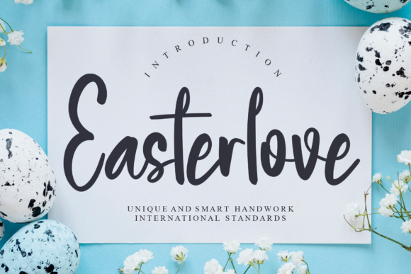 Easterlove Font: Elegant Script for Editorial Design