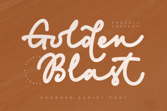 Golden Blast: A Dazzling Script Font