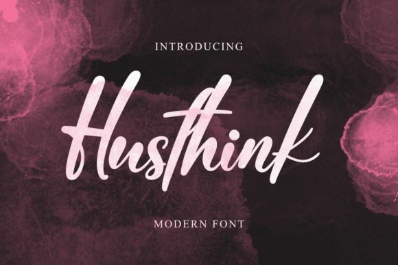 Husthink: Elegant Script Font for Business