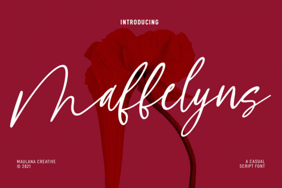 Maffelyns: A Script Font for Elegant Design