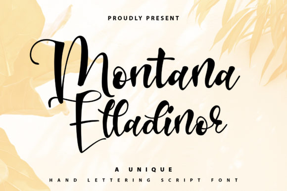 Montana Elladinor: A Script Font for Elegant Design