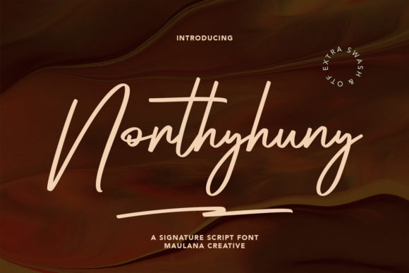 Northyhuny: A Trendy Script Font