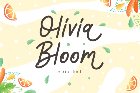 Olivia Bloom: A Script Font for Elegant Design