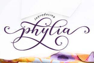 Phylia Font: A Handwritten Script for Crafty Creations