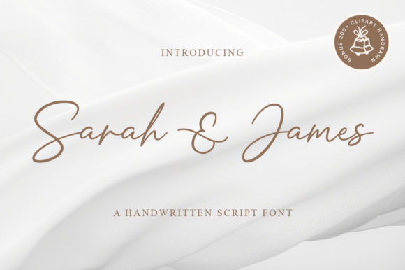 Sarah James: A Graceful Script Font