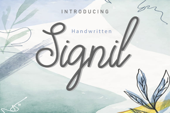 Signil: A Script Font for Creative Campaigns