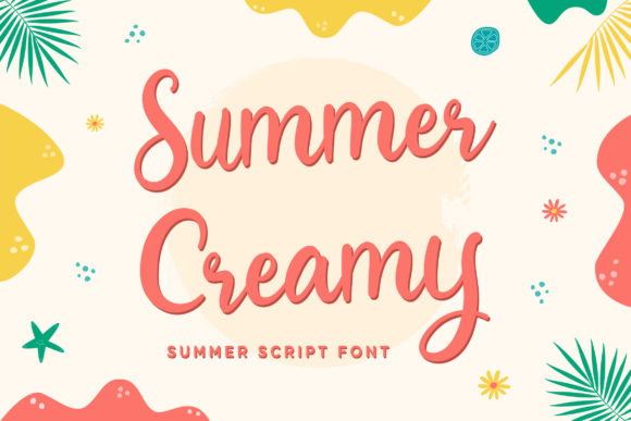 Summer Creamy: A Stylish Font for Business Branding