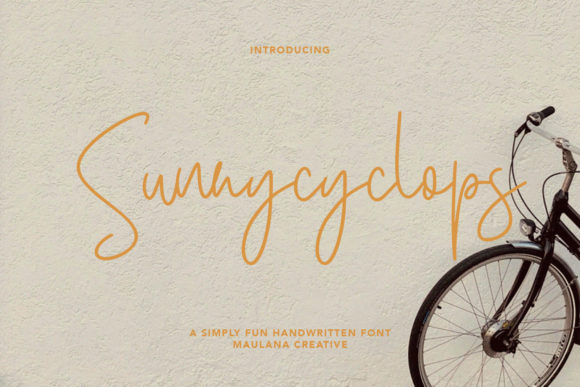 Sunnycyclops Font for Creative Projects