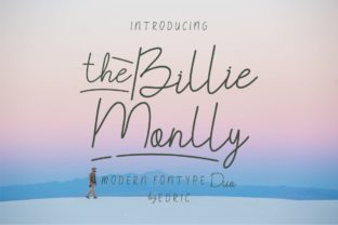 The Billie Monlly: A Script Font for Charming Editorial Design