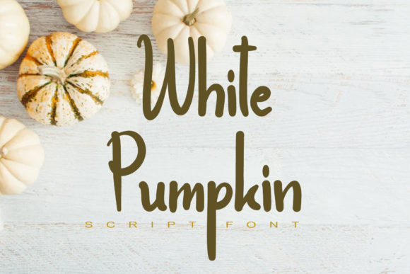 White Pumpkin Font Review